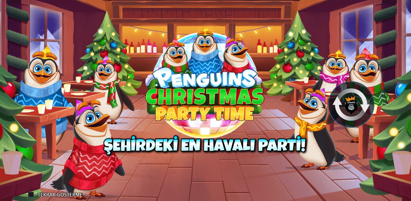Penguins Christmas Party Time